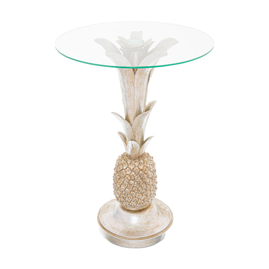 Ashby Silver Pinapple Side Table